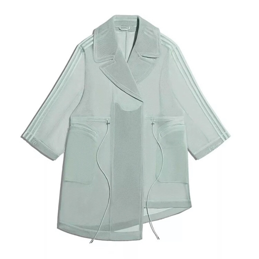 Adidas X Ivy Park Asymetric Mesh Jacket - Picture 2 of 8
